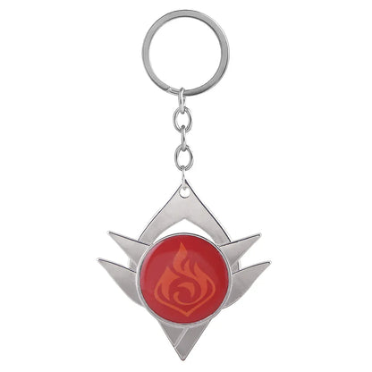 Genshin Impact Venti Eye Keychain 1:1 – Luminous Anime Cosplay Key Ring Backpack Pendant Gaming Accessories Gift