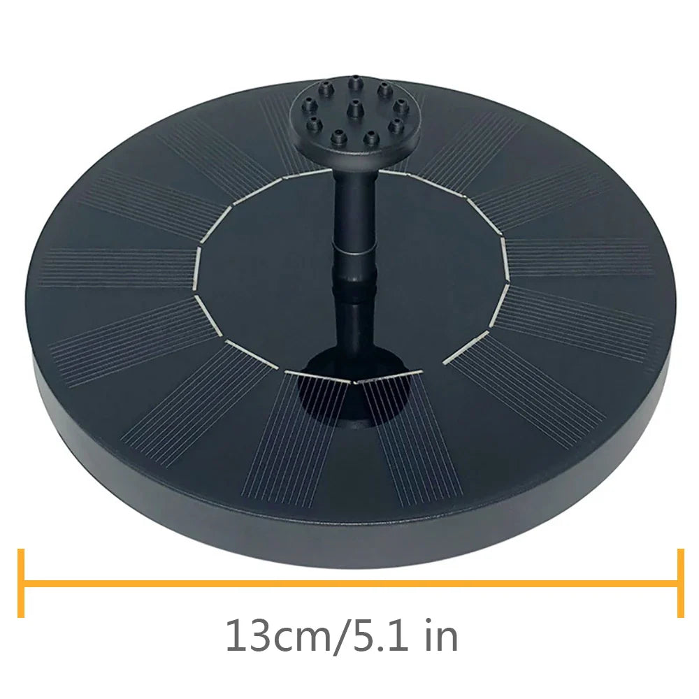 Mini Solar Powered Water Fountain – Floating Garden & Pond Waterfall Pump for Bird Bath, Outdoor Decorative Water Feature