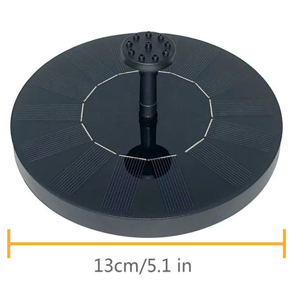 Mini Solar Powered Water Fountain – Floating Garden & Pond Waterfall Pump for Bird Bath, Outdoor Decorative Water Feature