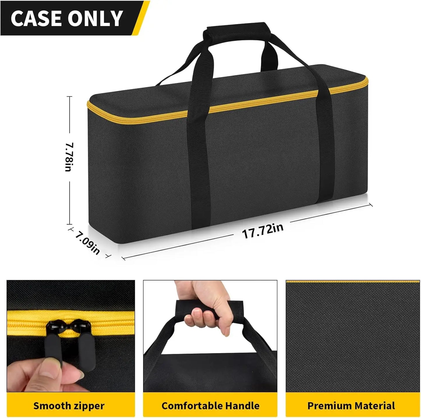 Hard Tool Carrying Case for DEWALT 20V Max & Compatible Circular Saws – Protective Organizer Bag (Case Only)