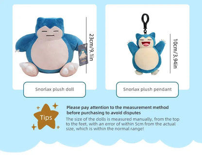 Pokémon Kawaii Snorlax Plush Toy – Cute Cartoon Stuffed Doll, Pendant & Throw Pillow, Birthday & Christmas Gift for Kids and Friends