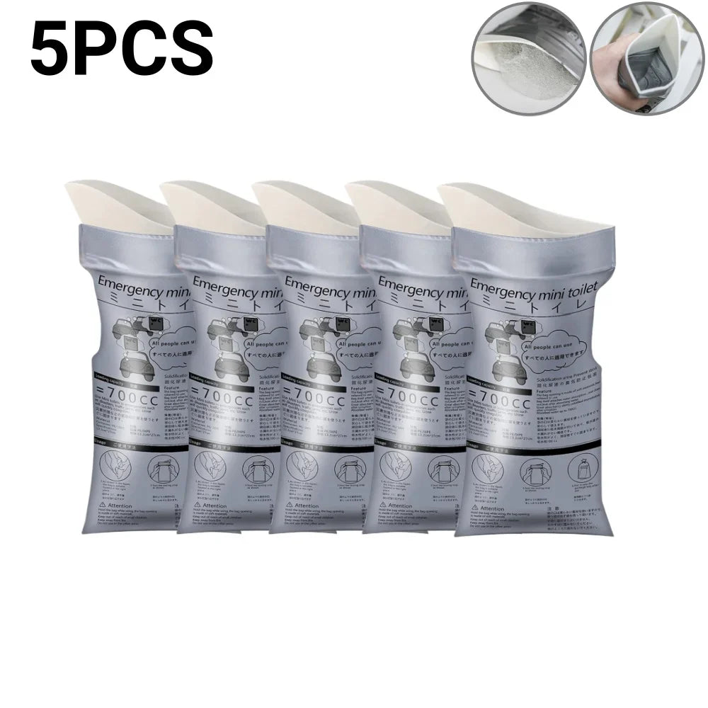 Portable Disposable Urine & Vomit Bags – Outdoor Travel Emergency Toilet for Men, Women & Kids