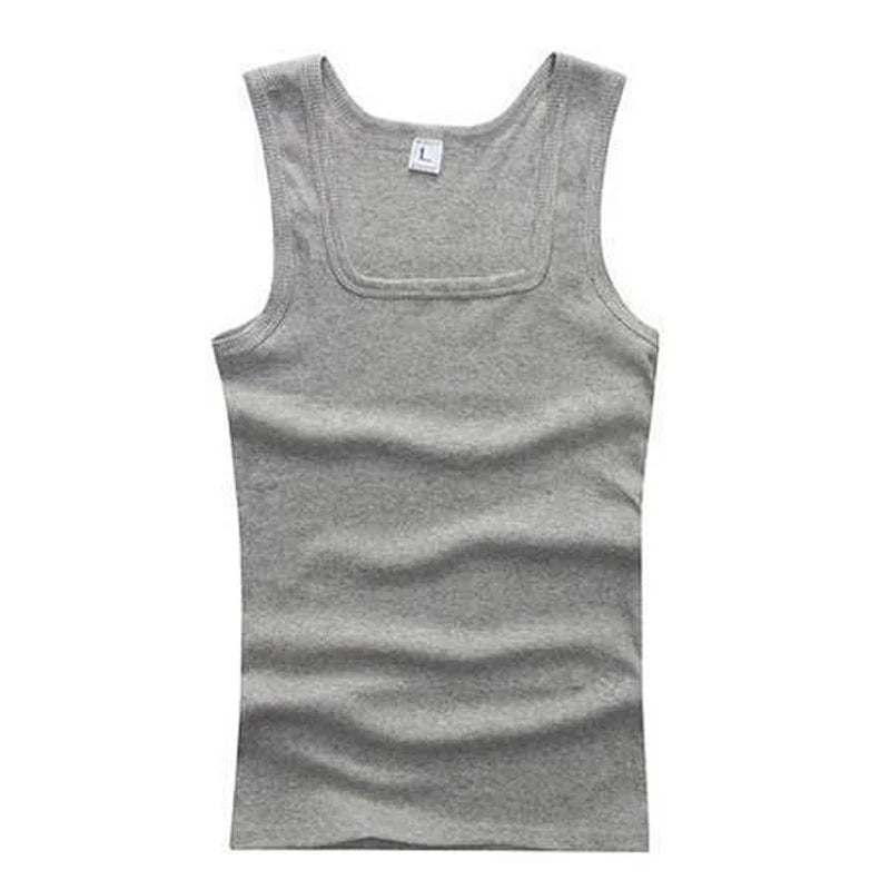 Plus Size Men’s Sleeveless Tank Top Vest – Summer Fitness Bodybuilding Singlet Casual Workout Shirt (Black, White, Gray)