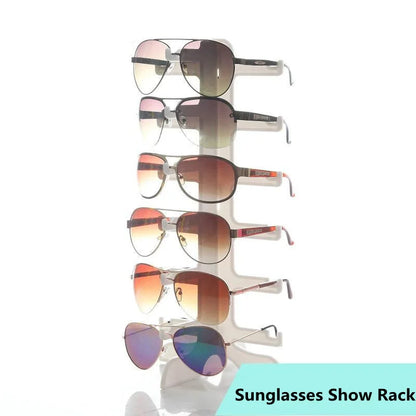 Plastic Sunglasses & Eyeglasses Display Stand — Space-Saving Home Organizer Shelf