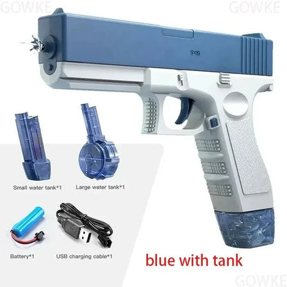 Summer Water Gun - High-Pressure Non-Electric Automatic Water Pistol Beach Toy for Kids