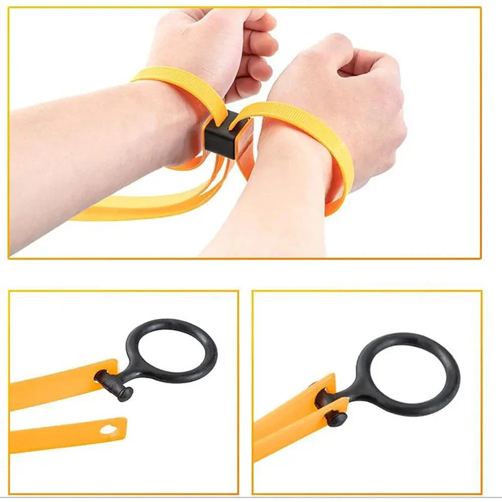 New Tactical Plastic Cable Tie Straps – Disposable Handcuffs for Police, Hunting, & Cosplay Gear