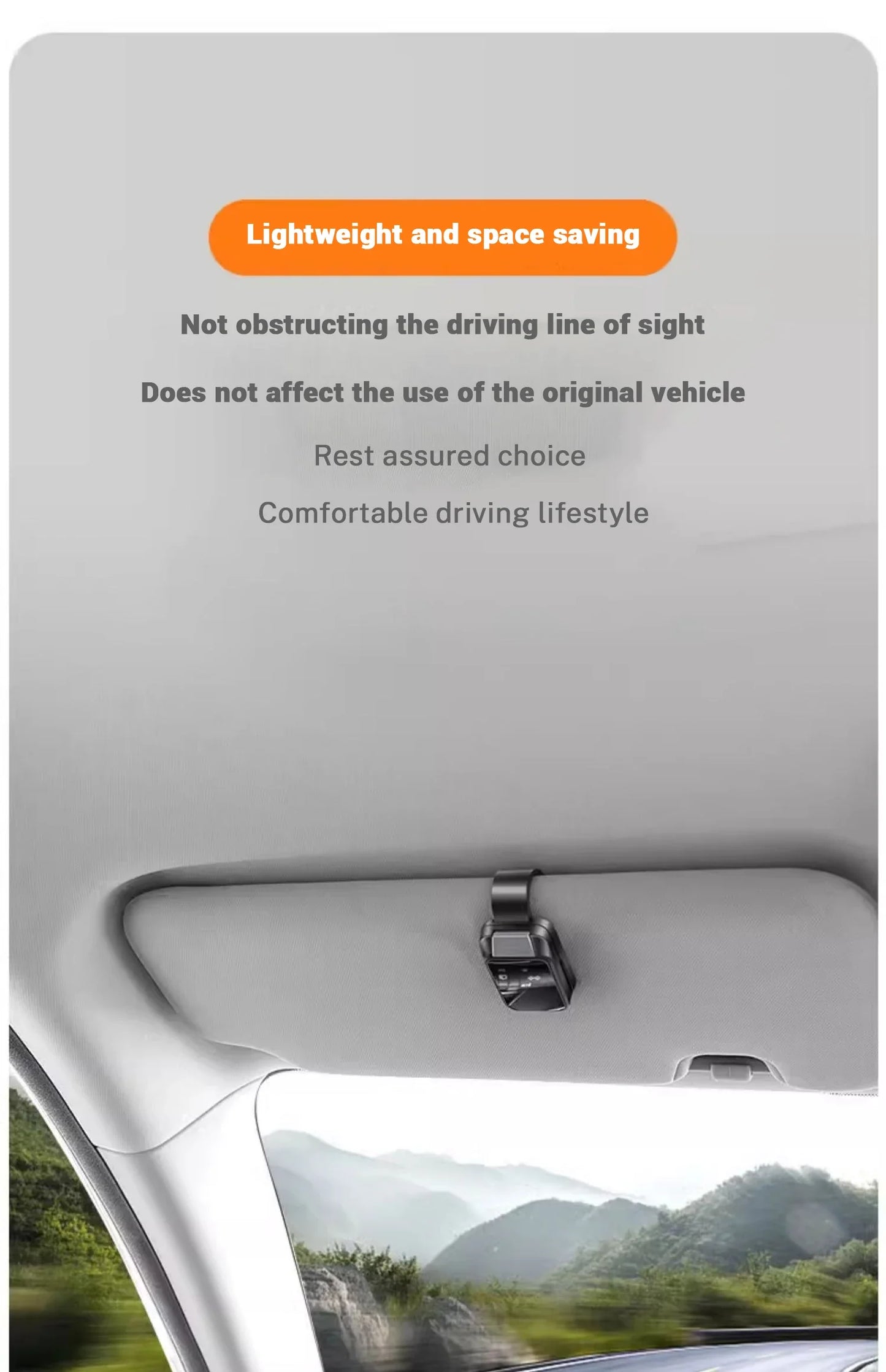 Car Sun Visor Glasses Clip – Interior Eyeglasses Storage Holder for Tesla Model 3, S, X, Y, Cybertruck & Roadster