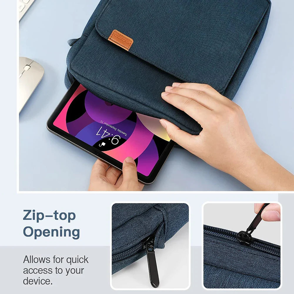Tablet Sleeve Case – For Samsung Galaxy Tab S9, S8, S7, FE, Lite, A7, A8, A9 Plus & Xiaomi Mi Pad 5/6 Pro, Portable Pouch