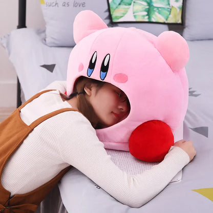 Anime Games Kirby Plush Doll – Soft Nap Pillow, Kawaii Pet Cat Nest & Stuffed Toy Bed, Cute Gift for Kids