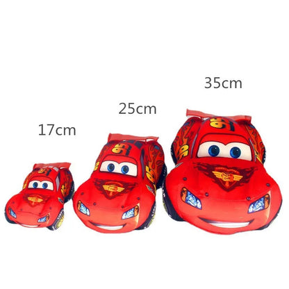 Pixar Cars 3 Lightning McQueen Plush Toy — 17–35cm Soft Stuffed Pillow Cushion for Kids