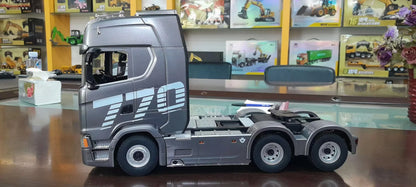 Huina 770S Remote Control Engineering Car — Genuine Alloy Trailer Head Model, 4WD Toy for Kids, Ratio 501D