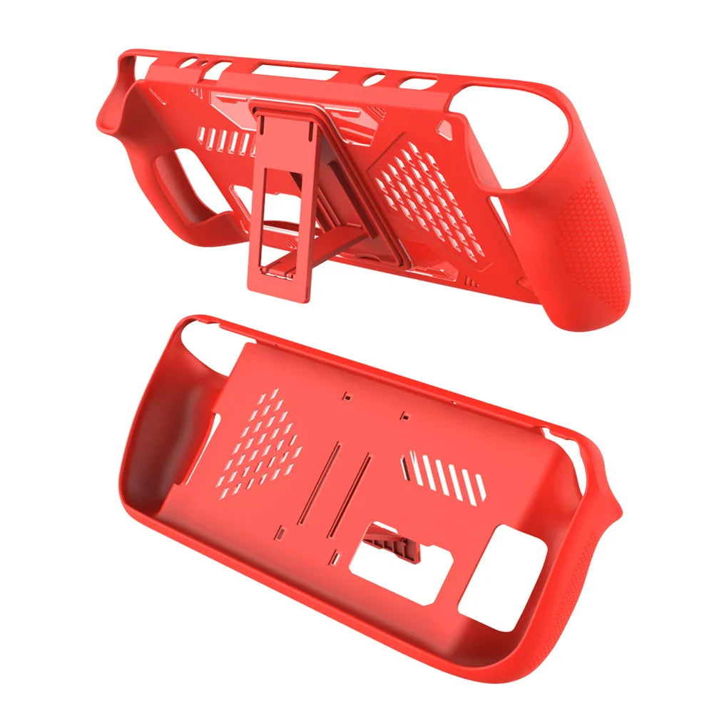 Silicone Console Protector for Steam Deck – Anti-Slip Soft Shell Case with Bracket Replacement Accessories