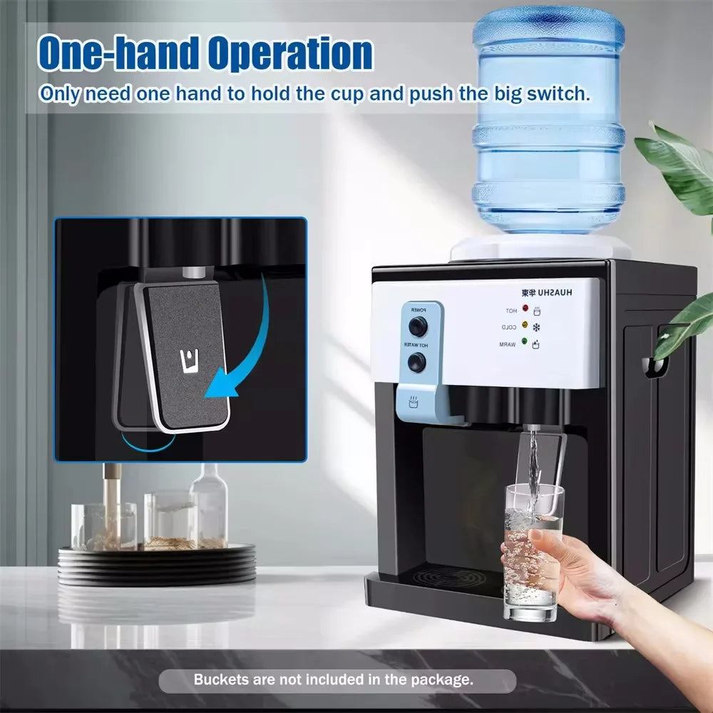5 Gallon Top Loading Water Cooler Dispenser – Countertop Hot & Cold Drinking Machine