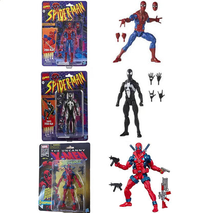 2099 1/12 Scale Spider-Man Action Figure — ML Marvel Legends-Style Deadpool & Venom Avengers Collectible Toy Gift