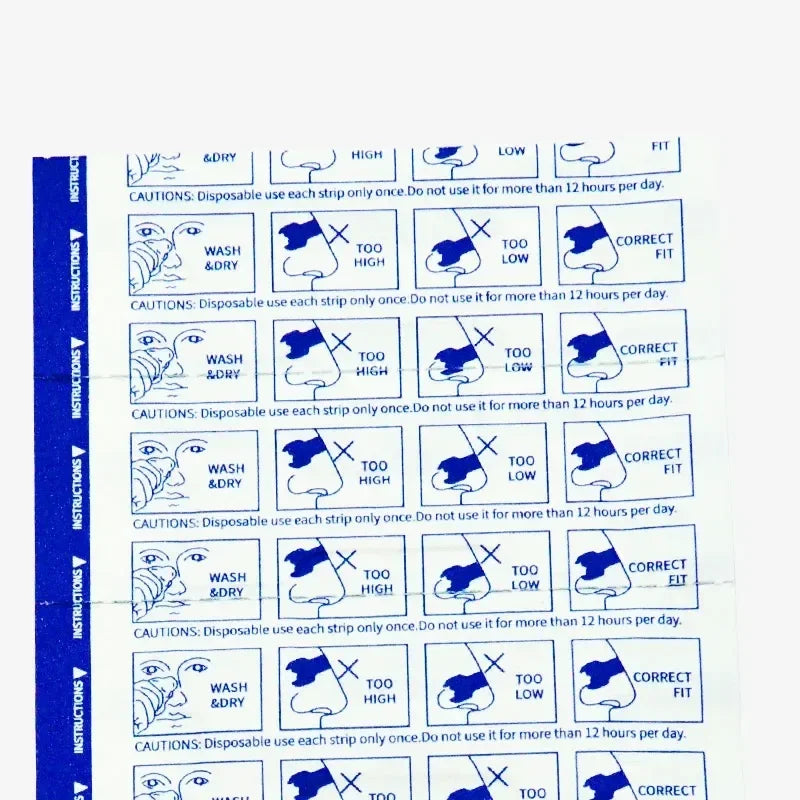 100/500PCS Nasal Breathing Strips — Anti-Snoring Nose Patch for Better Sleep and Easier Breathing
