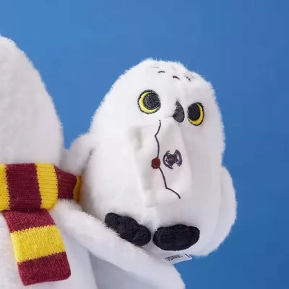 Hedwig Owl Plush Toy - Cute Soft Stuffed Animal Shoulder Decor Birthday Gift for Kids