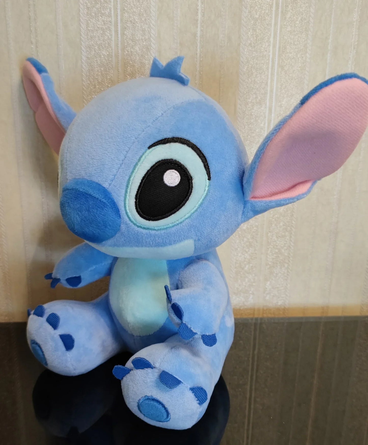 Disney Lilo & Stitch Plush Toy – Blue & Pink Stuffed Cartoon Dolls for Kids, Anime Soft Toy Christmas Gift