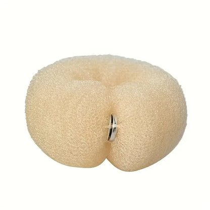Hair Bun Maker Donut - Foam Sponge Styling Tool for Easy Updos