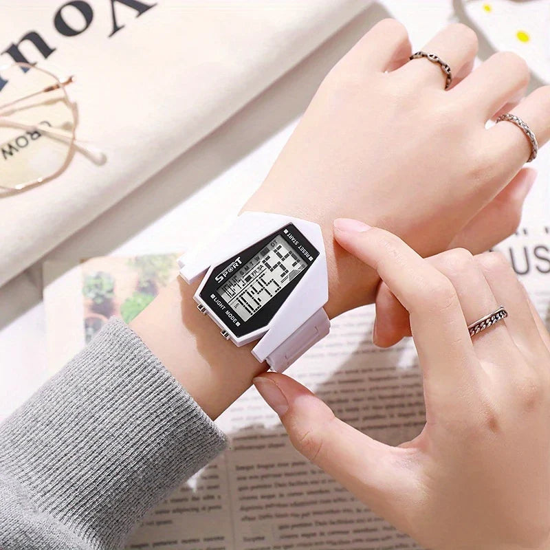Multi-Function Aircraft Sports Watch for Junior High School Boys & Girls – Kids Digital Electronic Watch