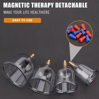 32PCS Professional Vacuum Cupping Set — Body Massager with Suction Cups for Relaxation, Detox & Anti-Cellulite Therapy