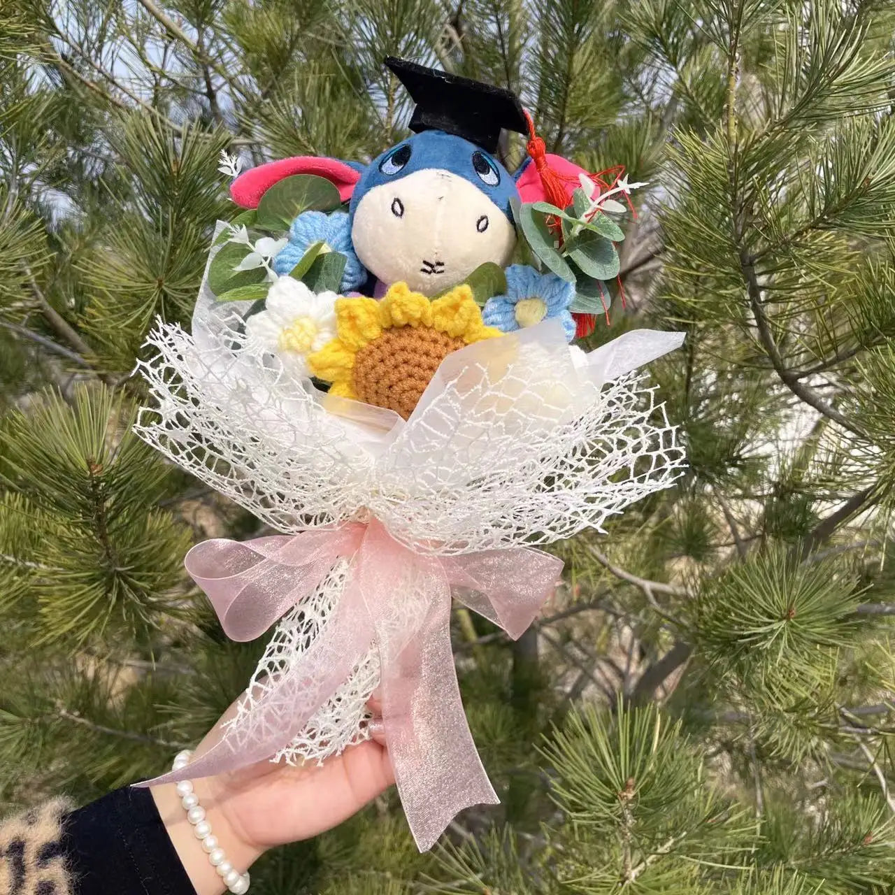 Anime Series Plush Toy Bouquet — Children’s Day, Birthday, Valentine’s & Graduation Gifts