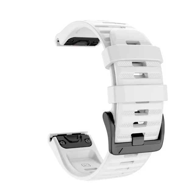 QuickFit Silicone Watch Strap 26mm 22mm for Garmin Fenix 7X 7 Pro 6X 6 5X 5 Plus 8 – Durable Replacement Sport Watchband