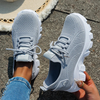 Women’s Mesh Breathable Sneakers – Lightweight Comfortable Summer 2025 Casual Shoes
