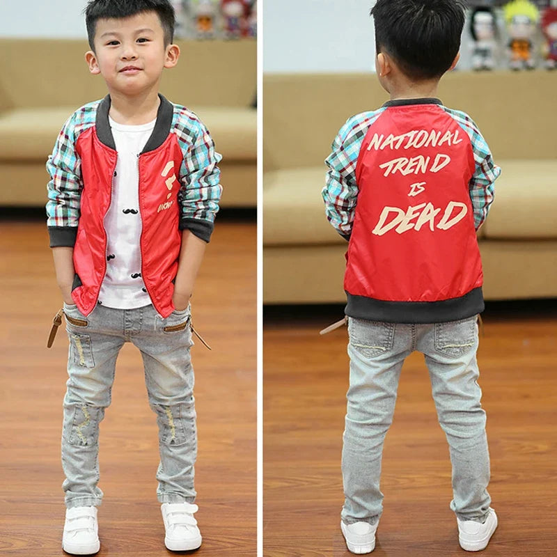 Kids Boys Skinny Jeans - Classic Denim Casual Pants for Ages 5-13