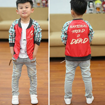 Kids Boys Skinny Jeans - Classic Denim Casual Pants for Ages 5-13