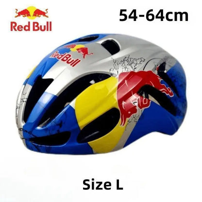 Red Bull Bicycle Helmet — Breathable Sports Helmet for Cycling, Scootering & Skating