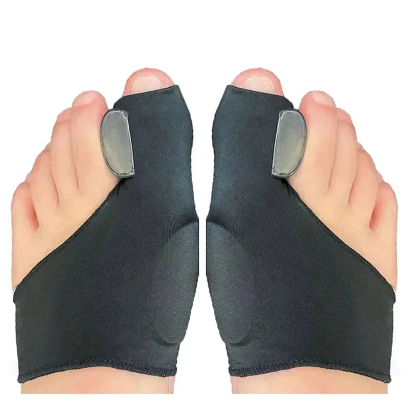 2PCS Toe Separators & Hallux Valgus Bunion Corrector – Foot Bone Adjusters, Pedicure Sock Straightener, Orthotics Correction Tools