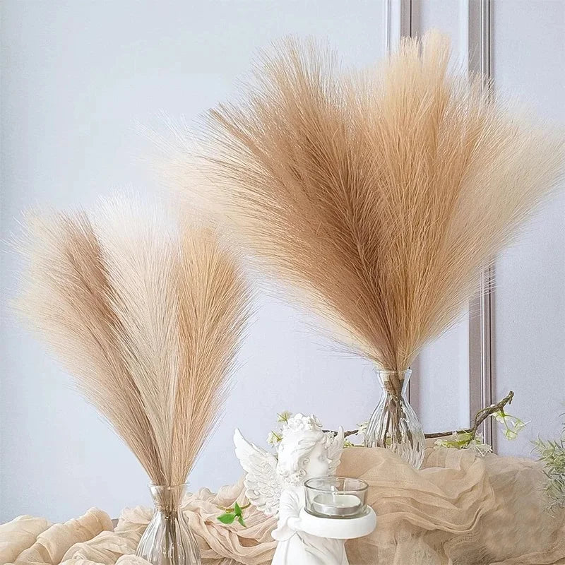 55cm Artificial Pampas Grass – Bohemian Reed for DIY Floral Arrangements, Wedding, Home & Christmas Decoration