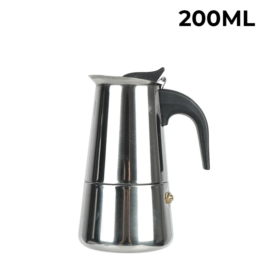 Mocha Coffee Pot - Aluminum Octagonal Stovetop Coffee & Tea Maker