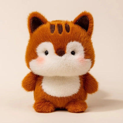 16cm Cute Plush Companion Doll - Anime Elephant, Rabbit, Bear & Panda Soft Desk Toy Gift