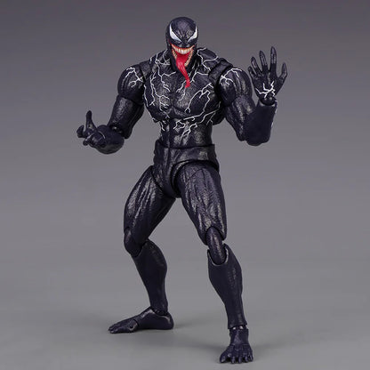Venom Amazing Yamaguchi Action Figure — Joint Movable Face-Change Collectible Model Toy for Kids Gift