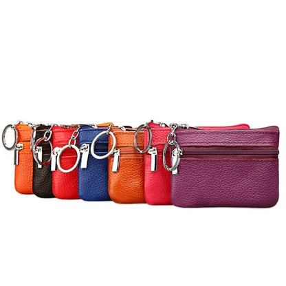 Mini PU Leather Coin & Card Holder Wallet – Luxury Pocket Change Purse Pouch for Men & Women 💼✨