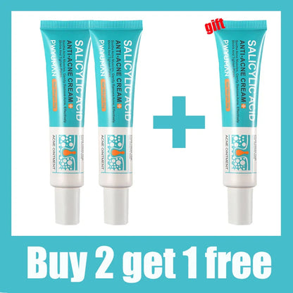 Salicylic Acid Acne Removal Cream – Anti-Acne, Redness Repair, Deep Cleaning & Oil Control Skincare