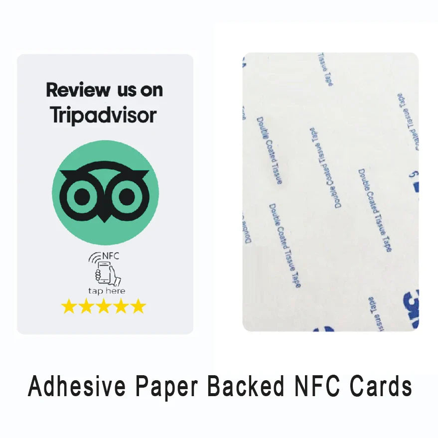 Universal NFC Google Review Cards – Instagram & Facebook Tap-to-URL Social Business Cards for Android & iPhone