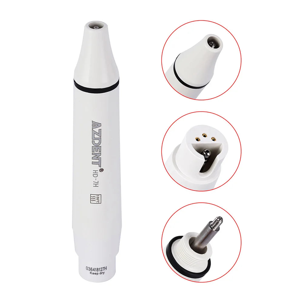 AZDENT Dental Plug-in Scaler Handpiece – Compatible with Woodpecker, EMS, SATELEC VRN Ultrasonic Scalers