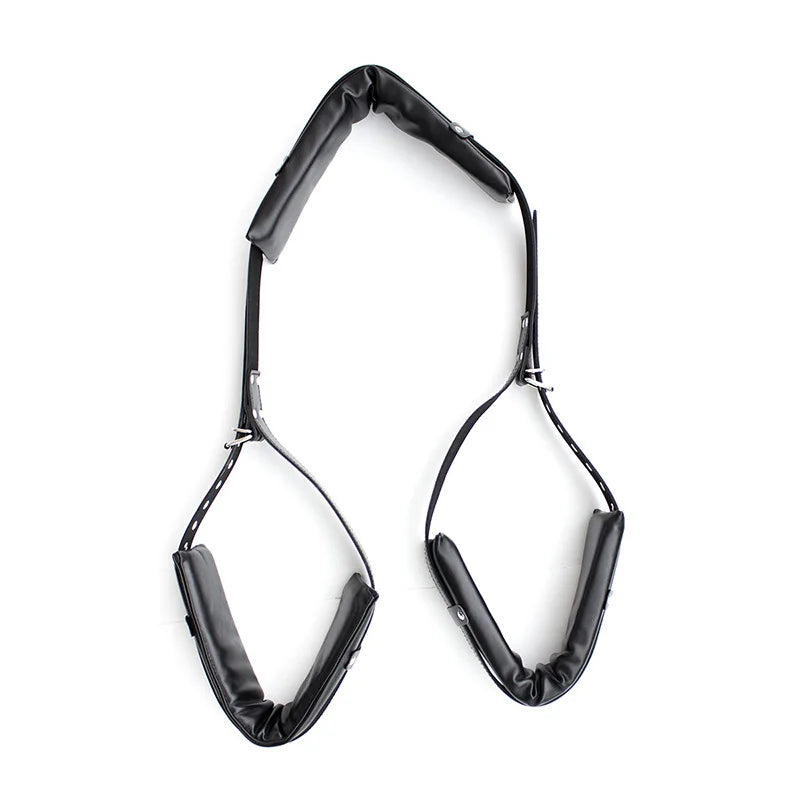 Adjustable BDSM Bondage Set – Handcuffs, Ankle Cuffs & Open Leg Restraints for Couples, Adult Fetish Games for Women