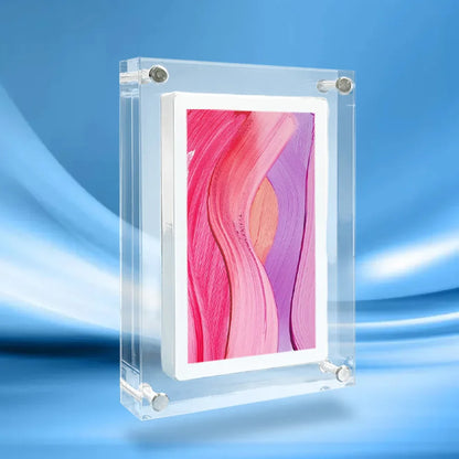Acrylic Digital Photo Frame - 5/7 Inch, Vertical IPS Screen, 2G Memory, 1000mAh Battery