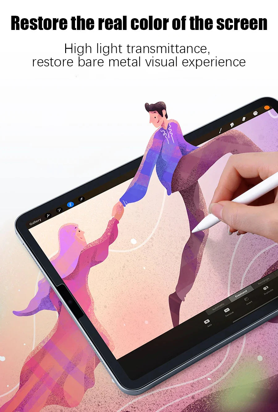 2PCS Paper-Like Screen Protector for iPad (10th Gen, Pro 11/12.9, Air 5/4, Mini 6, 7-9th Gen)