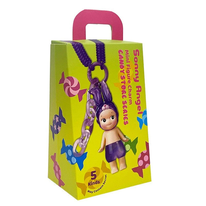 Candy House Angel Keychain Blind Box – Handmade Cartoon Doll Pendant & Mystery Gift