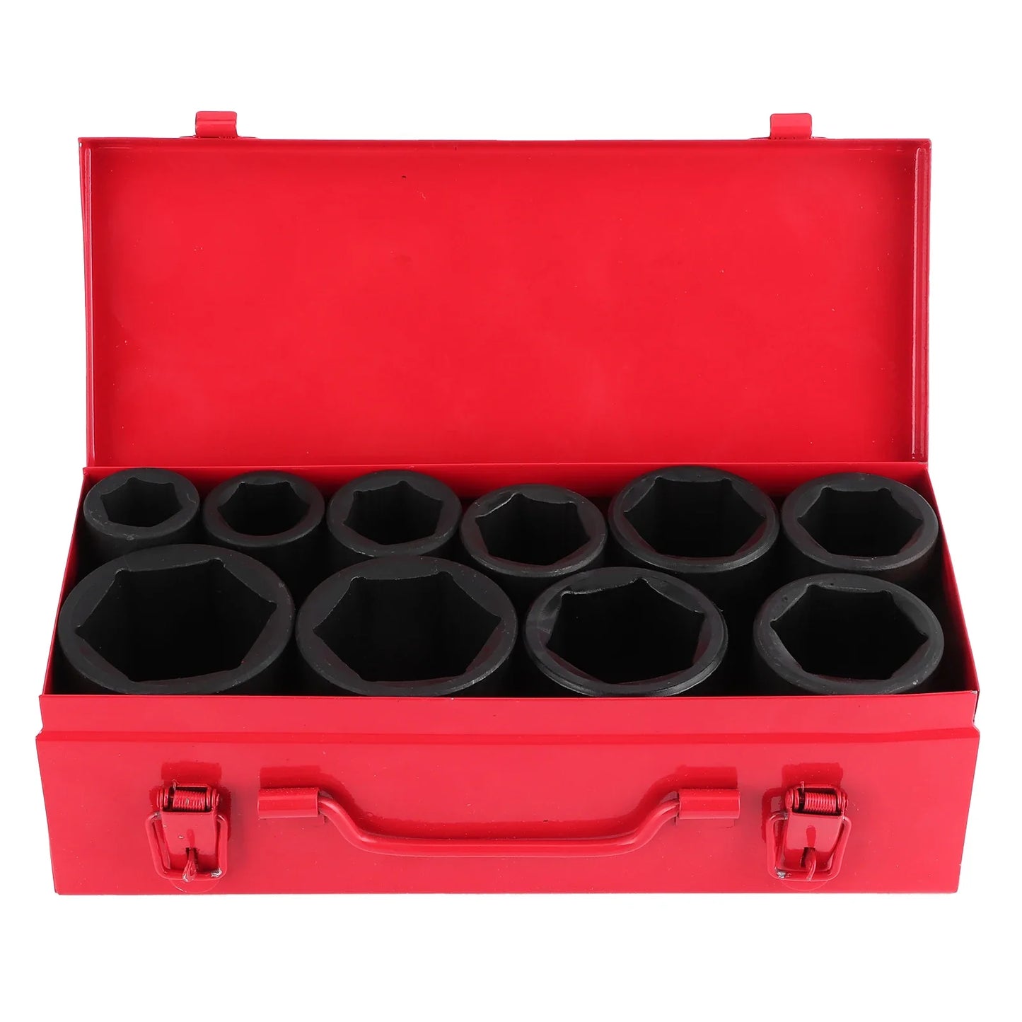 10PCS Metric Deep Impact Socket Set - 3/4-Inch Drive 6-Point Auto Repair Tools 22-50mm