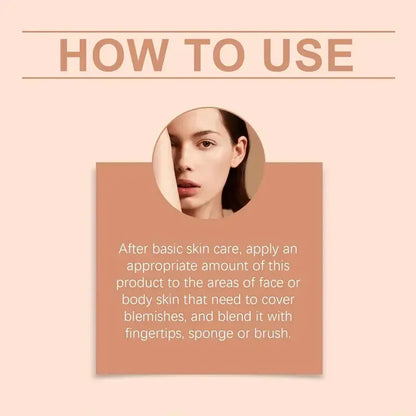 Moisturizing BB Foundation Cream – Waterproof & Sweat-Proof Concealer with Long-Lasting Natural Coverage & Skin Isolation Effect