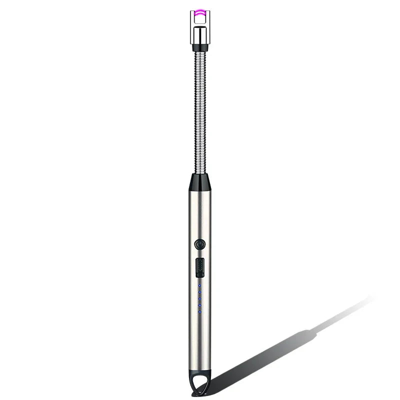 USB Rechargeable Windproof Arc Lighter – Electric Plasma Ignition Tool for Gas Stoves, Candles, BBQ & Outdoor Camping Use