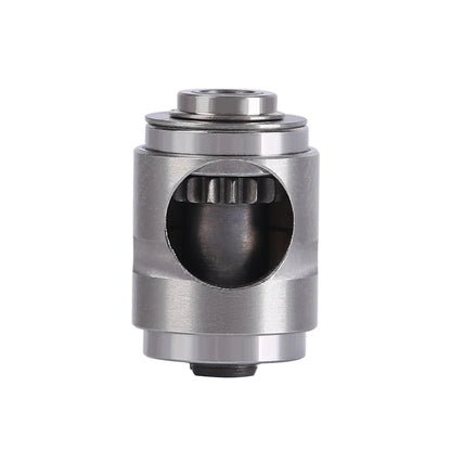 AZDENT Dental Low Speed Handpiece 1:1 Contra Angle – Push Button for ø2.35mm CA Burs, 2/4 Holes, Air Motor