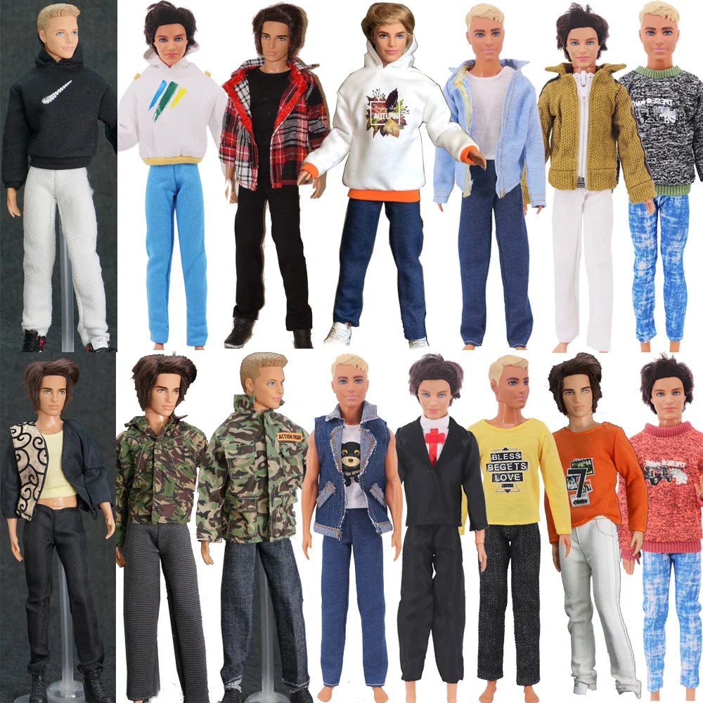 High-Quality 30cm Doll Dress — Clothes for Babi & Ken Dolls, Perfect Birthday & Christmas Gift for Girls