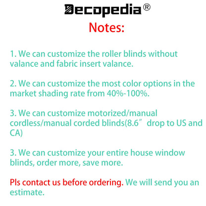 Decopedia No-Drill Motorized Roller Blinds – Blackout Day & Night Smart Window Shades for Bedroom