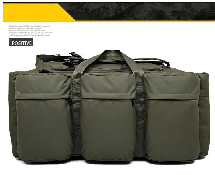 100L Large Travel & Camping Backpack — Men’s Outdoor Hiking, Trekking, Tactical Duffel & Weekend Carry-On Luggage